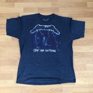 Mens Metallica tshirt - Blue XL